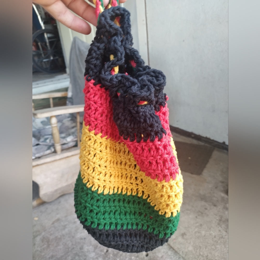 Rasta drawstring bag